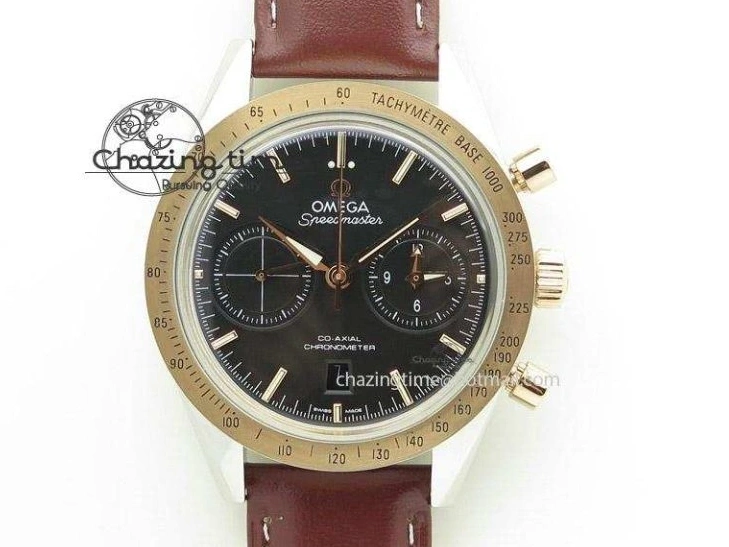 0423 Sophisticated Planet Ocean Master Chronometer Chrono SS OM 1:1 Best Edition Orange On SS Bracelet A 8156